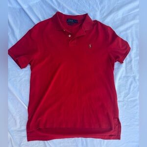 Ralph Lauren Men's Classic Red Polo Shirt